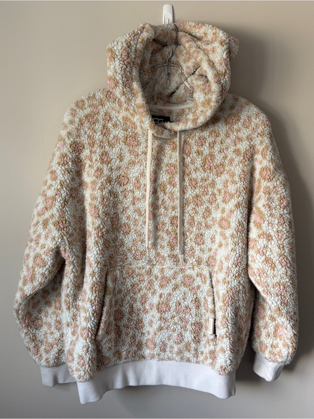 UGG Loyra Sherpa Fleece Hoodie Loungewear Sweatshirt X-Small XS